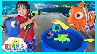 Disney Pixar Finding Dory Swim amp Water Table Step 2 [upl. by Esidnak733]