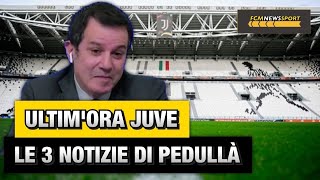 Juventus le tre NOTIZIE di PEDULLÀ sul mercato bianconero  Analisi FcmNewsSport [upl. by Christiane]