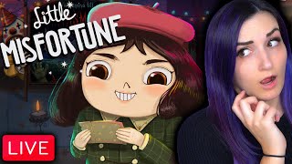 CUTEST Yet DARKEST Game Ive EVER Played  Little Misfortune Part 1 [upl. by Ileane]