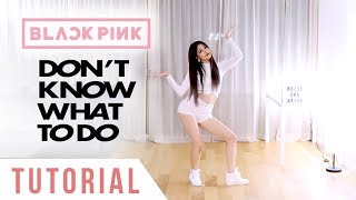 BLACKPINK  ‘Don’t Know What To Do’ Dance Tutorial Explanation  Mirrored  Ellen and Brian [upl. by Etiuqal563]