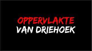 Oppervlakte  Driehoek [upl. by Atelahs7]