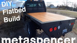 DIY Flatbed Build Each Step in My Process [upl. by Idnor]