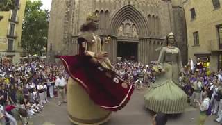 Festes Quinquennals dels Gegants del Pi 1362015 [upl. by Nalra]