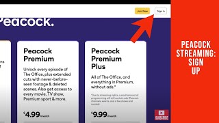 How to Sign Up for Peacock Streaming Service [upl. by Hollingsworth]