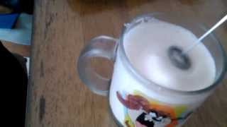 Aerolatte Review Frothing Cold Milk In Under 1 Minute [upl. by Kawai256]