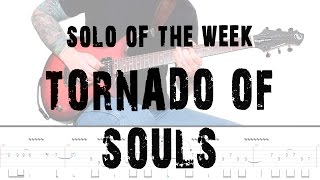 Solo Of The Week 37 Megadeth  Tornado of Souls [upl. by Iona]